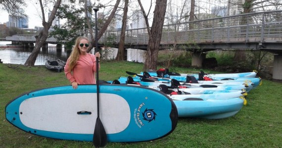 Paddle board and kayaks for rent